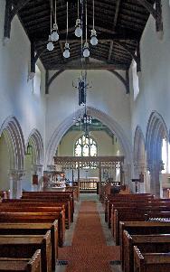 The interior looking east August 2007